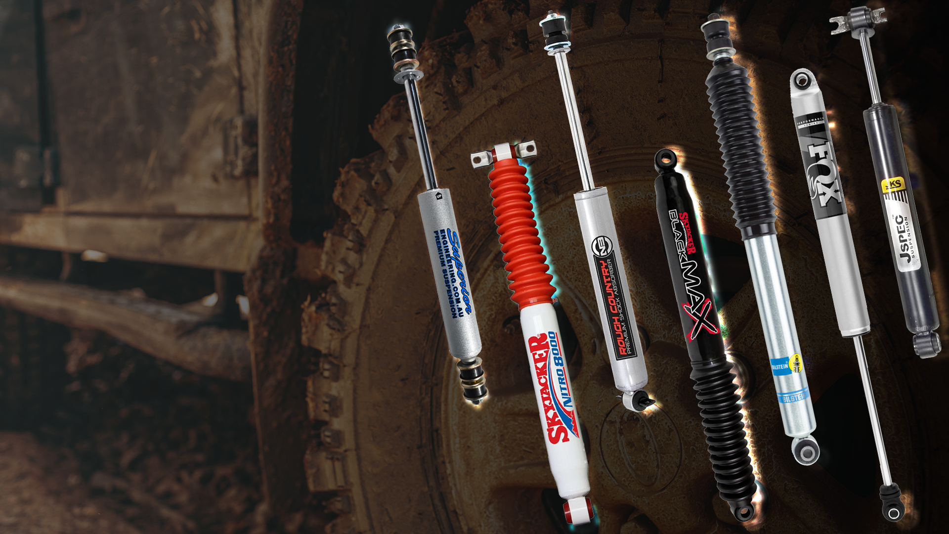 shock absorbers to off-road vehicle