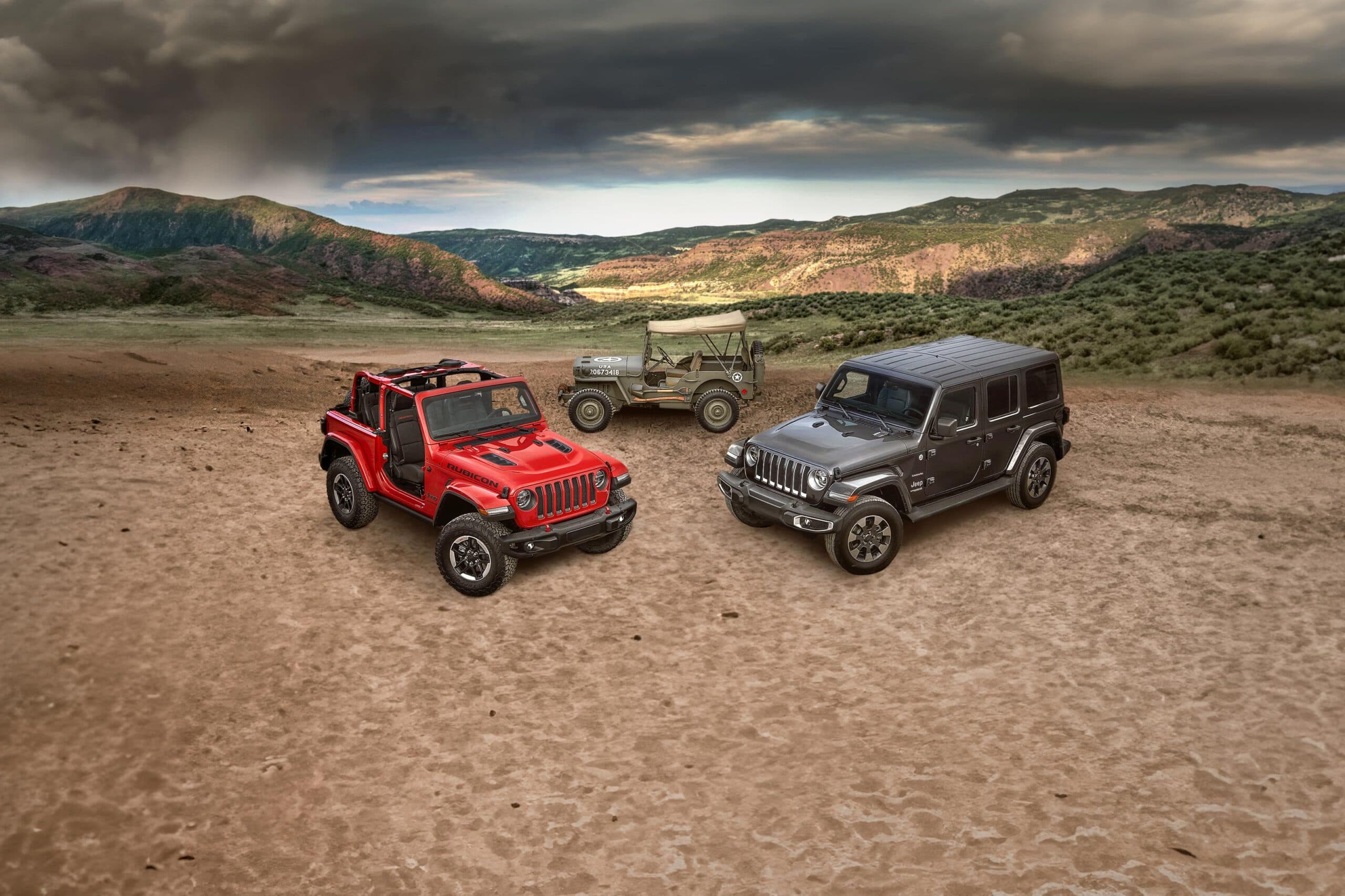 historia samochodów jeep wrangler